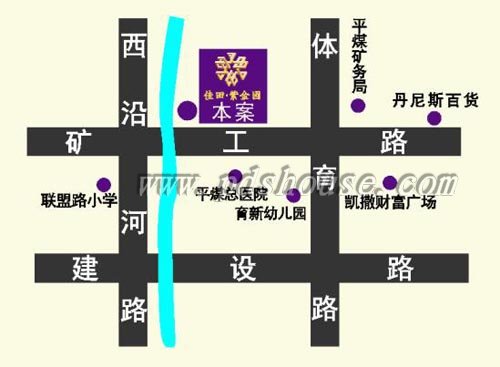 佳田·紫金园电子地图