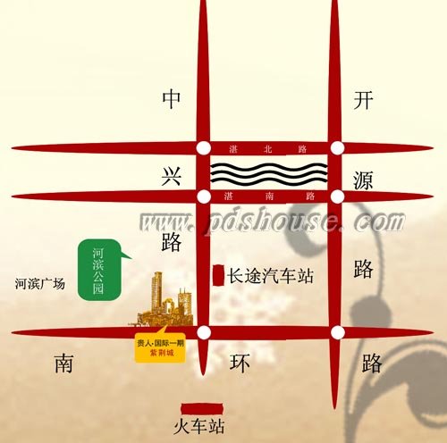 贵人国际一期紫荆城电子地图